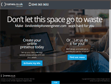 Tablet Screenshot of londontelephoneengineer.com